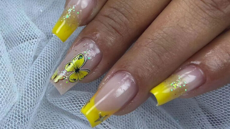 Unhas de gel primavera 2025