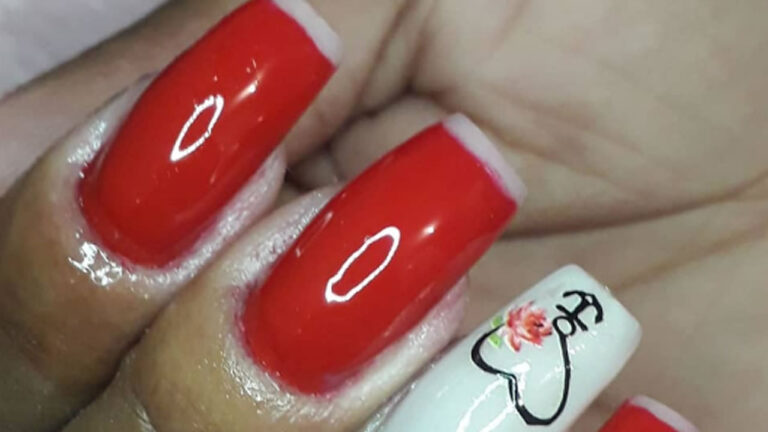 ideias de unhas de gel decoradas